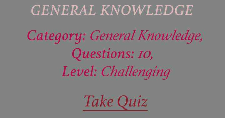 Banner for General Knowledge