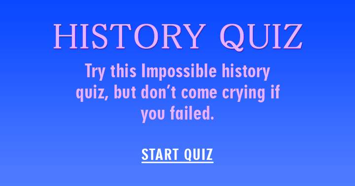 Banner for History Quiz