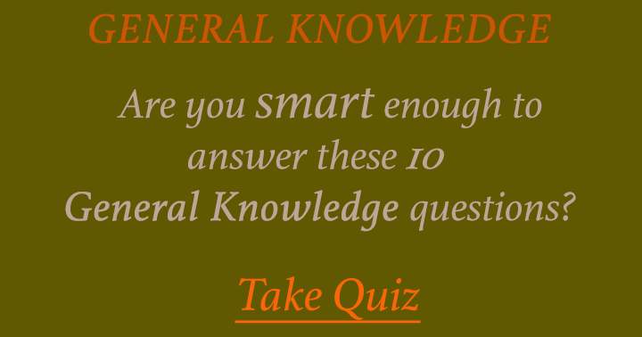 Banner for General Knowledge Quiz
