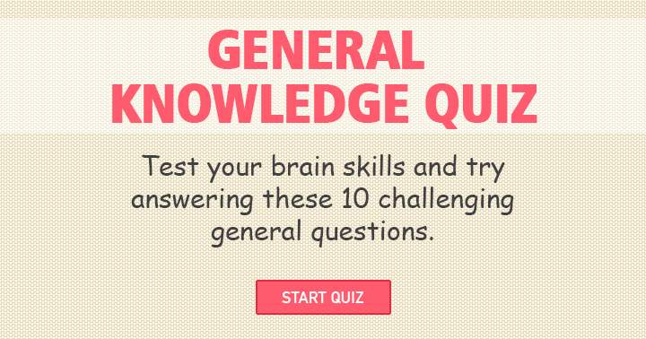 Banner for General Knowledge Quiz