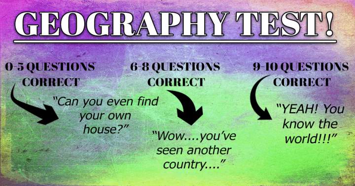 Banner for Geography Test