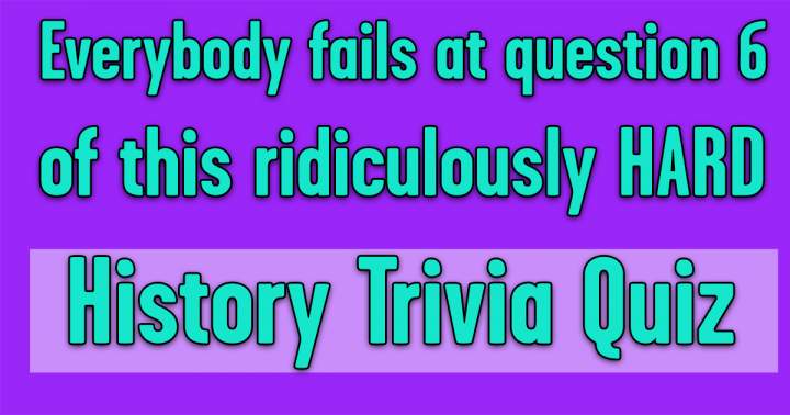 History Trivia Quiz