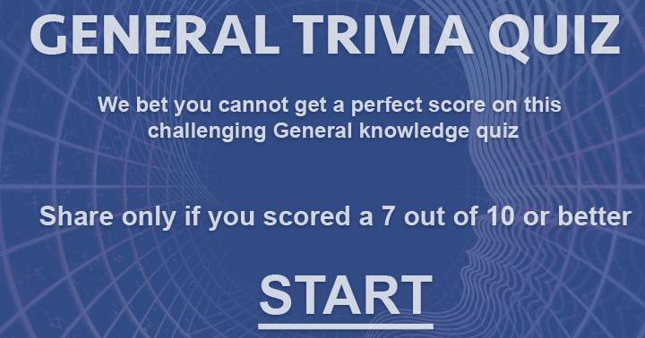 Banner for We bet you cannot get a perfect score on this General Knowledge quiz,