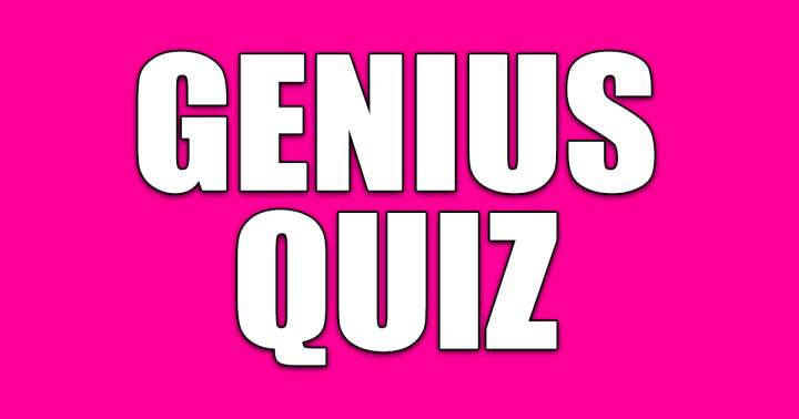 Genius Quiz