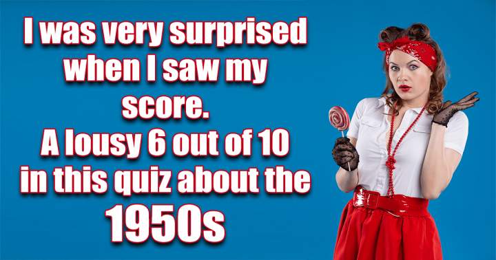 HARD Quiz About The 1950s