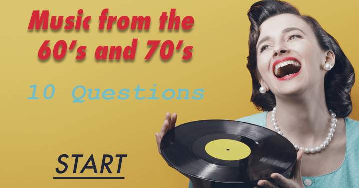 Banner for Pre 70's music quiz, can you answer them correctly? 