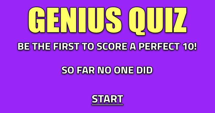 Genius Quiz