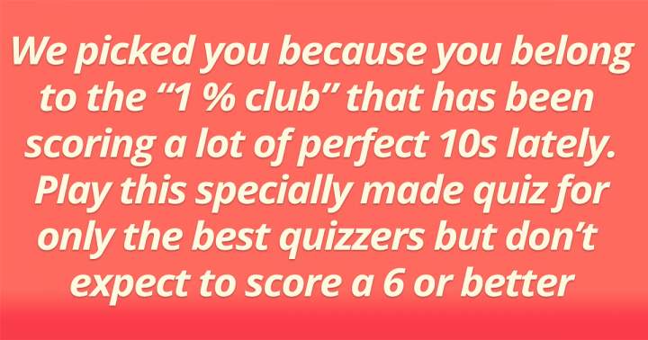 1% Club Trivia Quiz