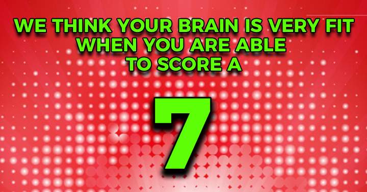 Only share your score when you are proud!