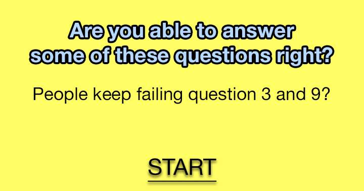 Are you able to answer question 3 and 9?