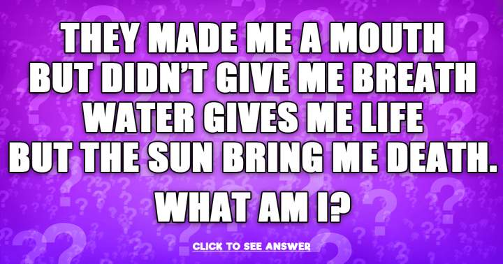 Do you know the answer to this riddle?