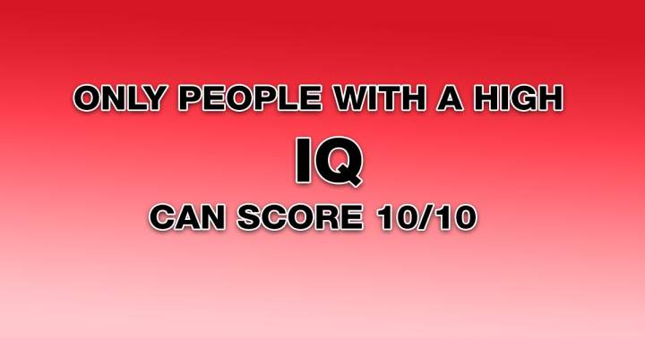 Is your IQ high enough?