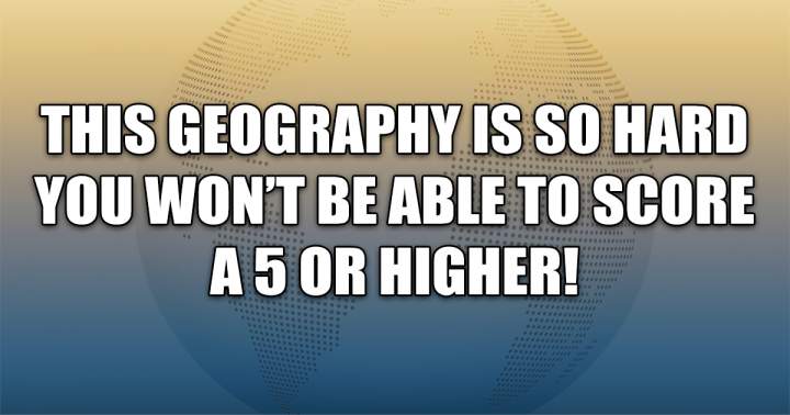 Banner for Hard Geography Quiz