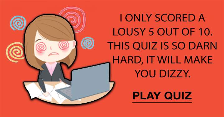 This quiz will make you Dizzy