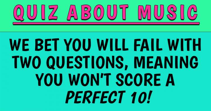 Quiz About Music