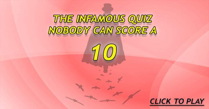 Infamous Knowledge Quiz