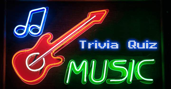 Banner for Pop Music Quiz, Level: Very hard. Share if you scored a 5/10 or better.