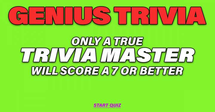 Genius Trivia