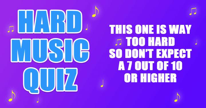 HARD Music Quiz