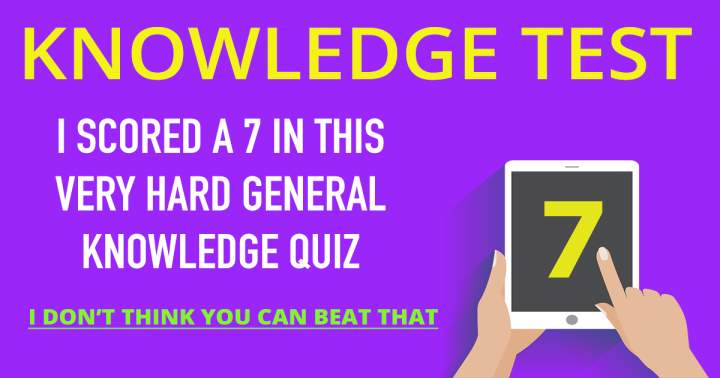 HARD General Knowledge Quiz